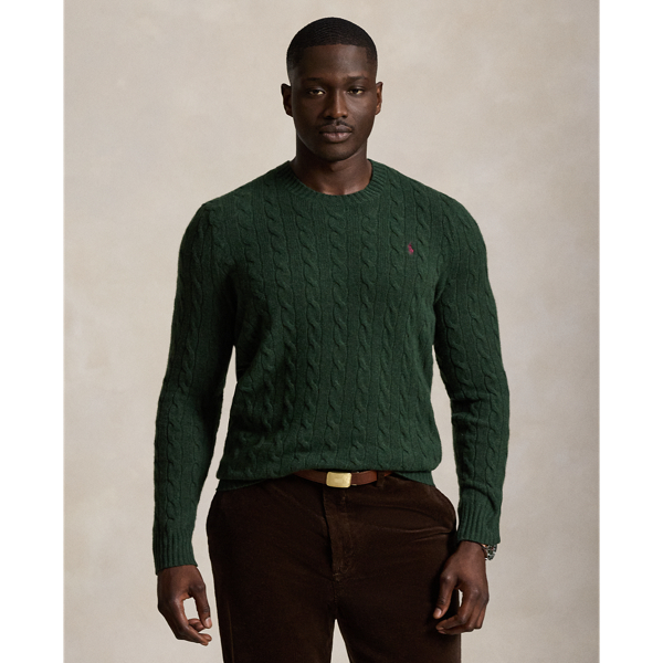 Cable-Knit Wool-Cashmere Sweater