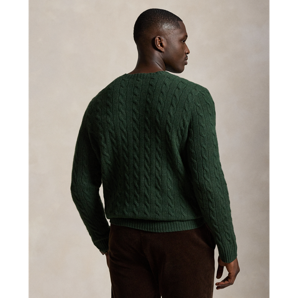 Cable-Knit Wool-Cashmere Sweater
