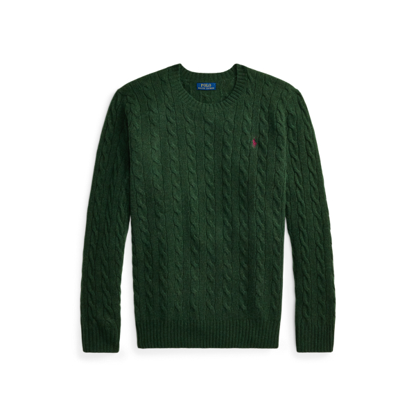 Cable-Knit Wool-Cashmere Sweater