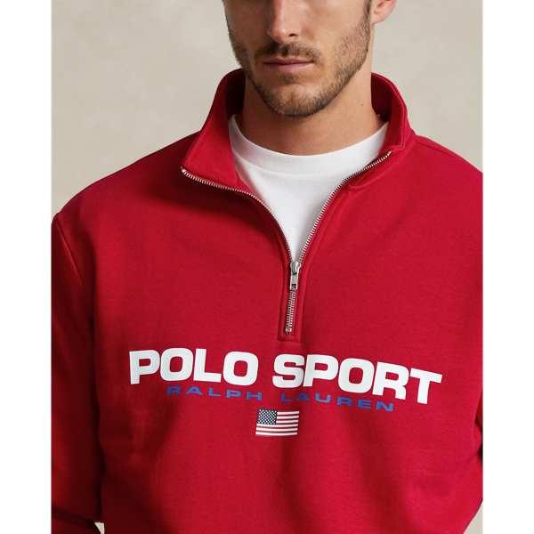 Newest Mens Polo Sport quarter-zip sweater