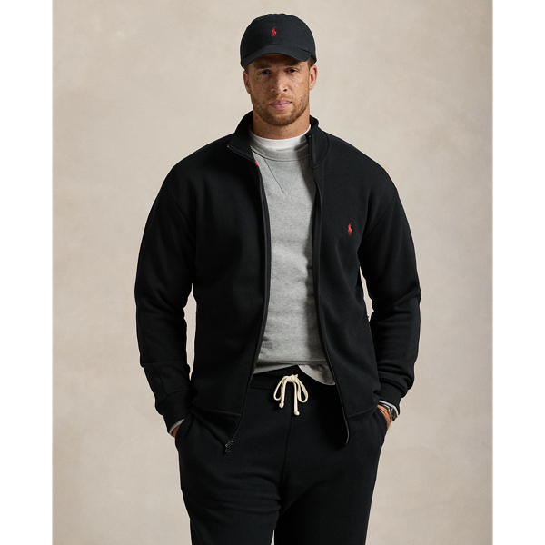 Polo Black Double-Knit Track Jacket Big & Tall for fall 1