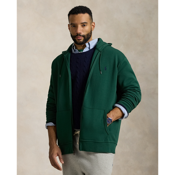 Men's Double-Knit Full-Zip Hoodie | Ralph Lauren