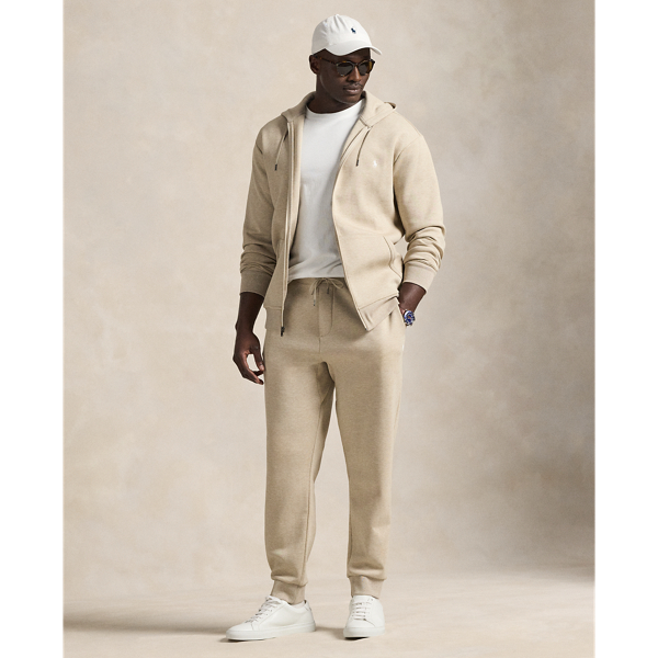 Tuscan Beige Heather Double-Knit Full-Zip Hoodie Big & Tall for fall 4