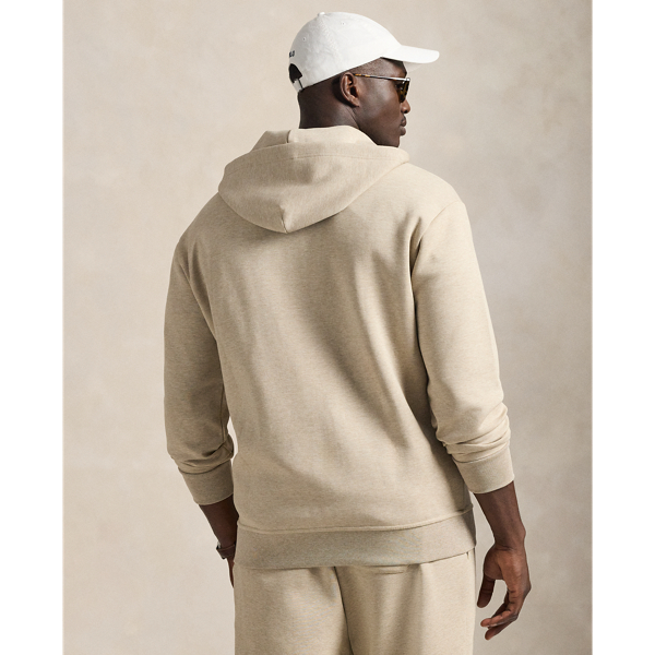 Tuscan Beige Heather Double-Knit Full-Zip Hoodie Big & Tall for fall 5