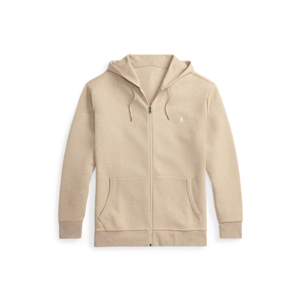 Tuscan Beige Heather Double-Knit Full-Zip Hoodie Big & Tall for fall 2