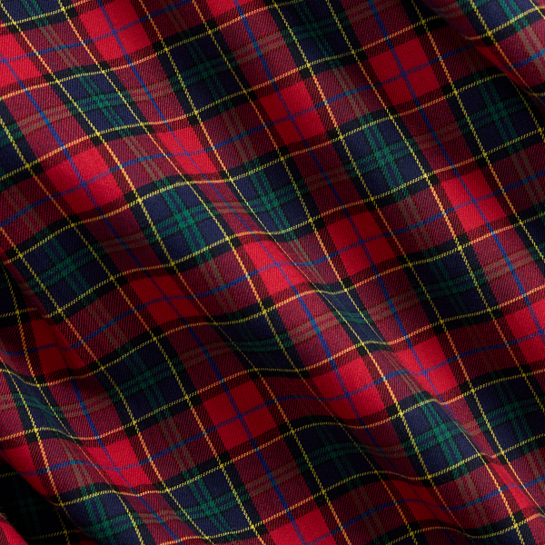 RL2000 Red/Active Royal Plaid Twill Shirt Big & Tall 7