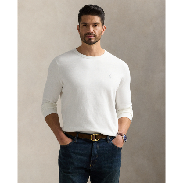 トップス Ralph lauren crewneck cotton fade knit L Polo Ralph Lauren Cotton Crew Neck Sweater Faded Mint at