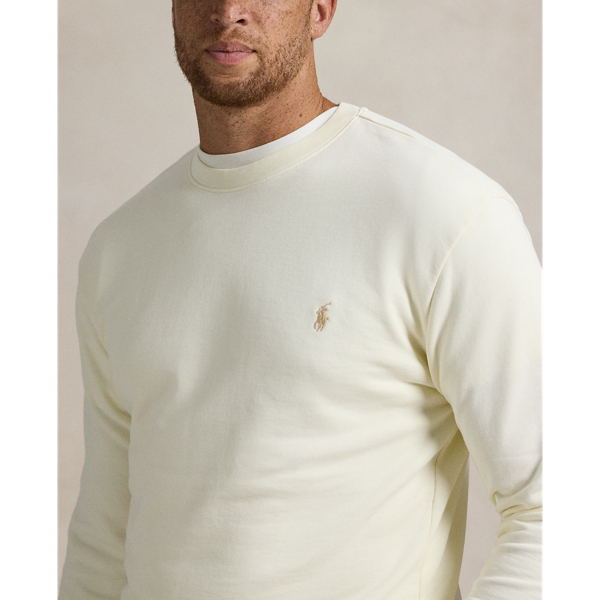 Sweatshirt aus Loopback-Fleece Big & Tall in Clubhouse-Creme 6