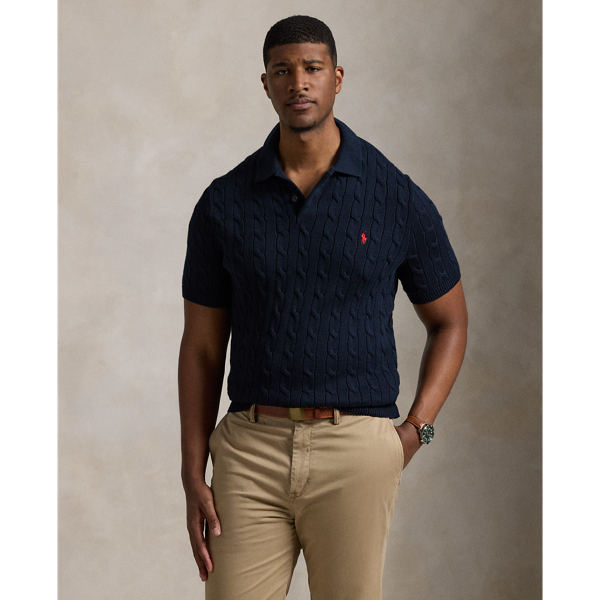 Navy polo sweater hotsell