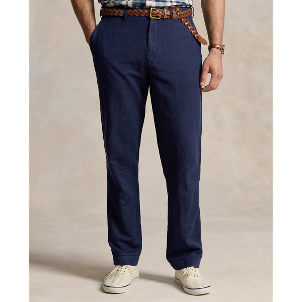 Classic Fit Linen-Cotton Pant