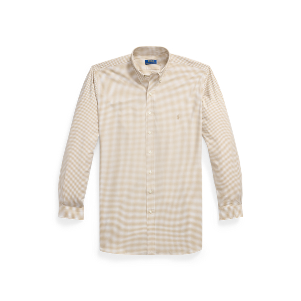 Gingham Stretch Poplin Shirt