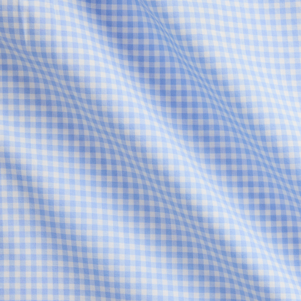 Gingham Stretch Poplin Shirt