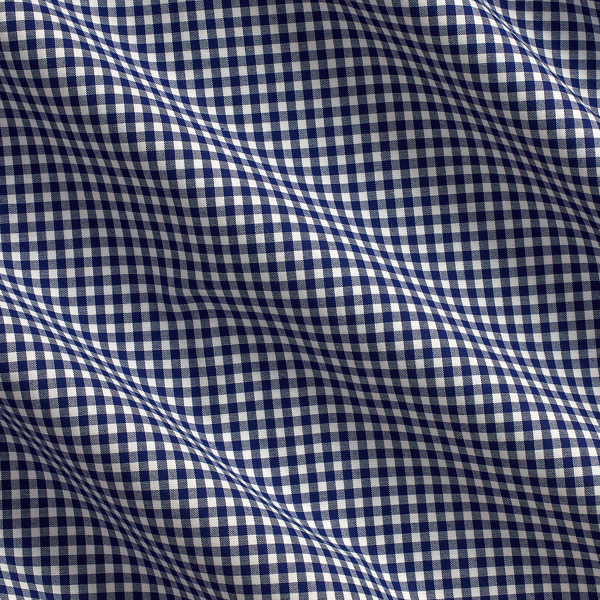 Newport Navy White Gingham Stretch Poplin Shirt Big & Tall 8