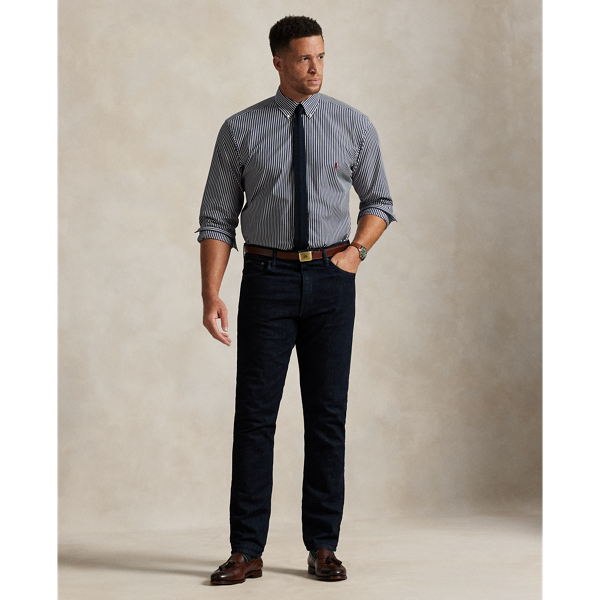 Striped Stretch Poplin Shirt