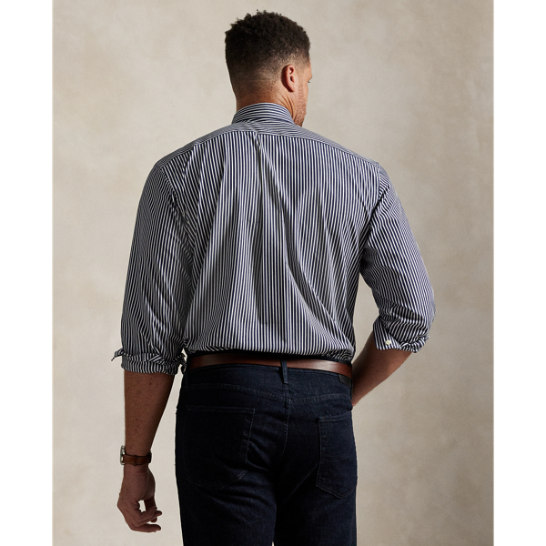 Striped Stretch Poplin Shirt