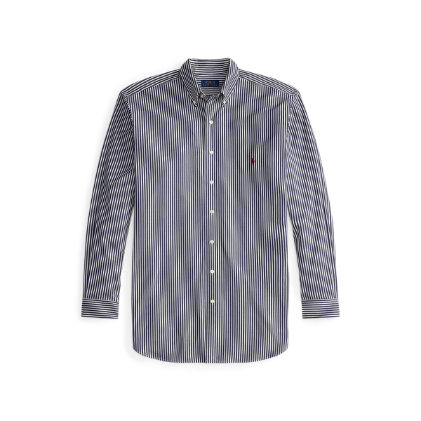 Striped Stretch Poplin Shirt