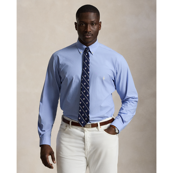 Camicia in popeline stretch