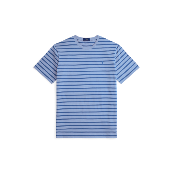 Striped Jersey Crewneck T-Shirt
