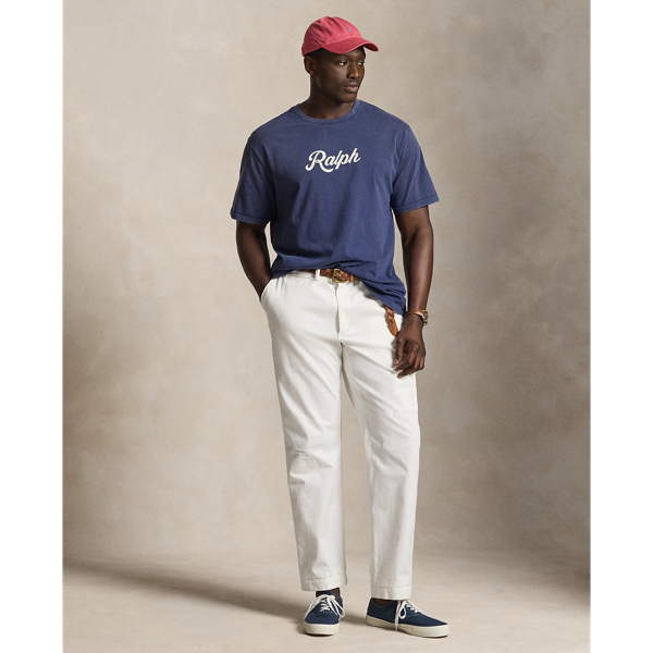 Dark Cobalt/White The Ralph Logo T-Shirt Big & Tall 4
