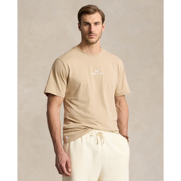 Beige ralph lauren t shirt best sale