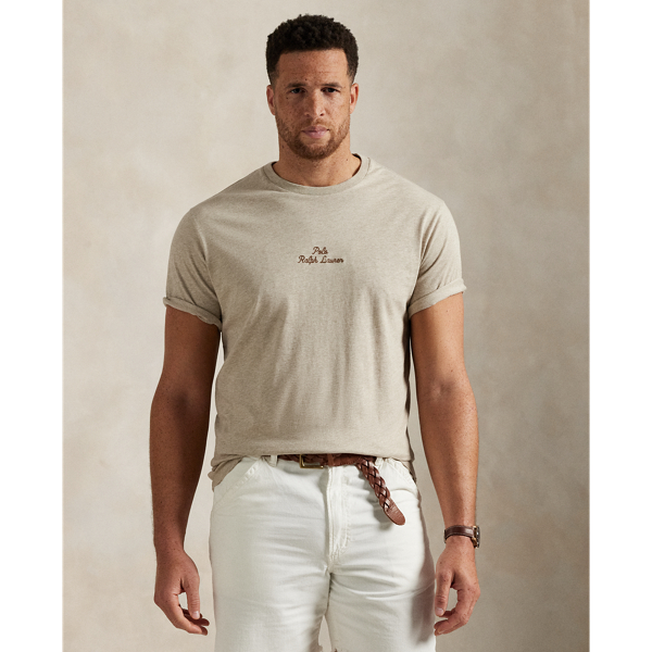T-shirt en jersey avec logo brodé