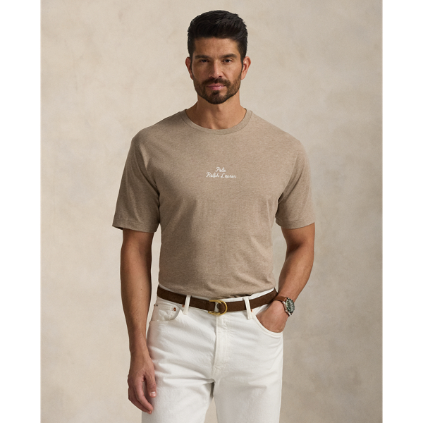 Embroidered-Logo Jersey T-Shirt