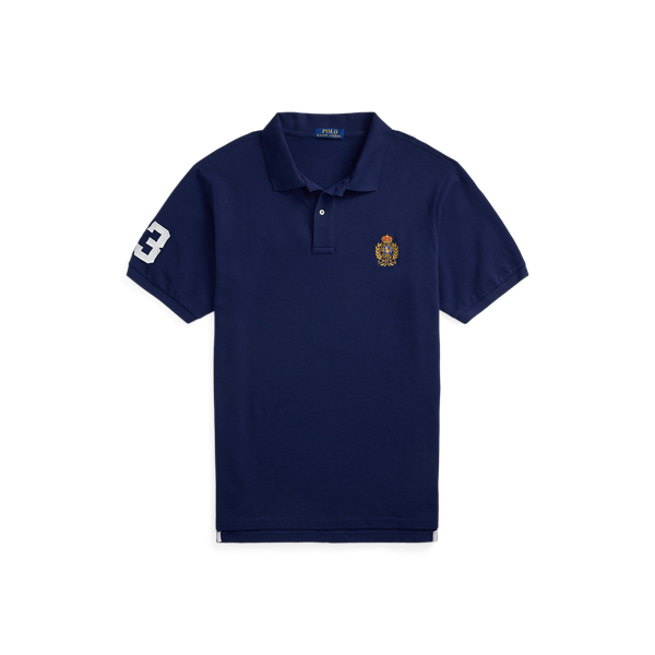 トップス Ralph Lauren big/triple pony polo shirt Polo Ralph Lauren Big & Tall Men's Black Triple Pony Mesh