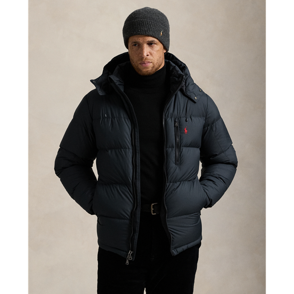 Ralph lauren black parka best sale