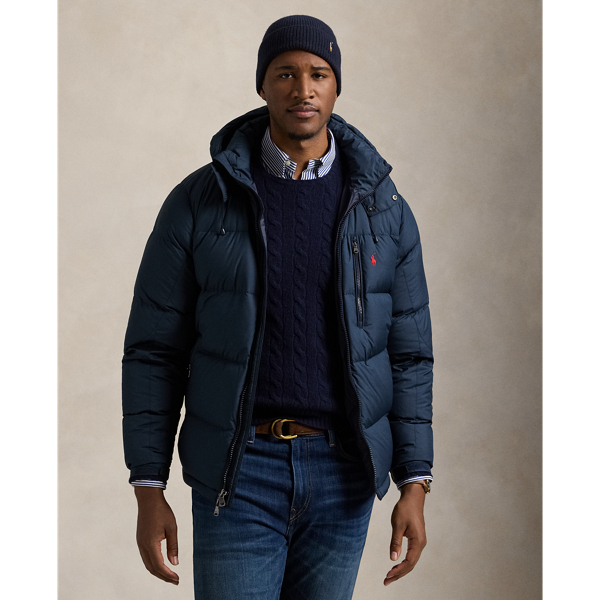 Navy down jacket best sale