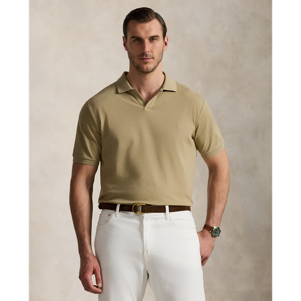 Classic Khaki Poloshirt aus Stretchpiqué Big & Tall 1