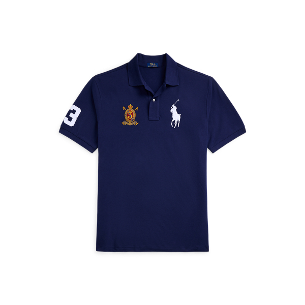 Big Pony Crest Mesh Polo Shirt