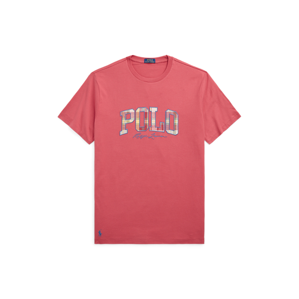 Plaid-Logo Jersey T-Shirt