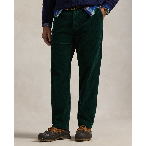 Classic Fit Pleated Corduroy Pant