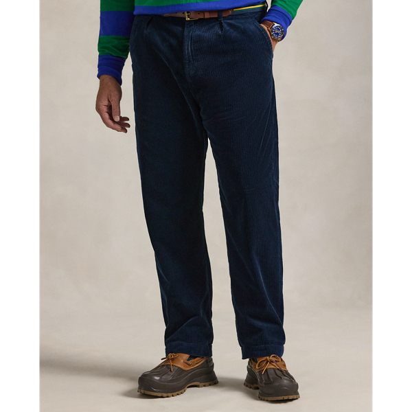 Classic Fit Pleated Corduroy Pant