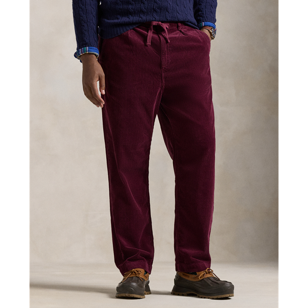 Classic Fit Pleated Corduroy Pant