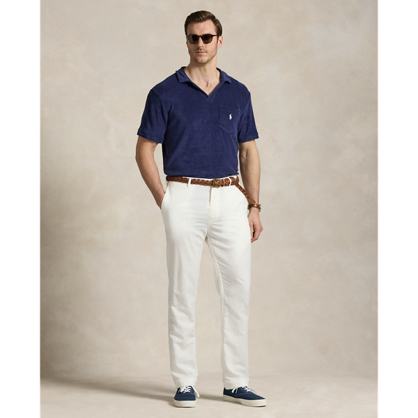 arte ポロ Murano Liquid Luxury Slim Fit Solid Interlock Short Sleeve