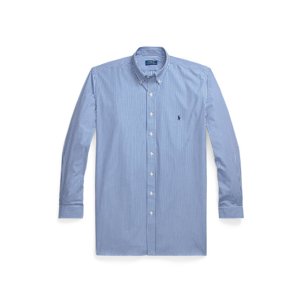 Gestreiftes Stretch-Popelinehemd Big & Tall in 1