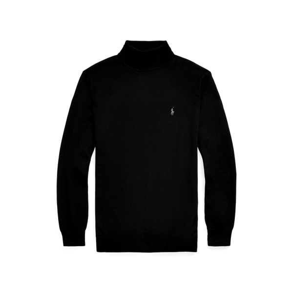 Ralph lauren black half zip sale