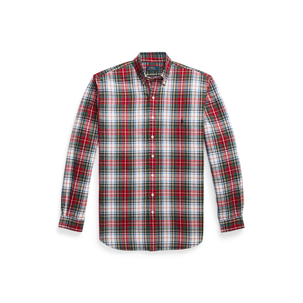 Plaid Brushed Oxford Shirt