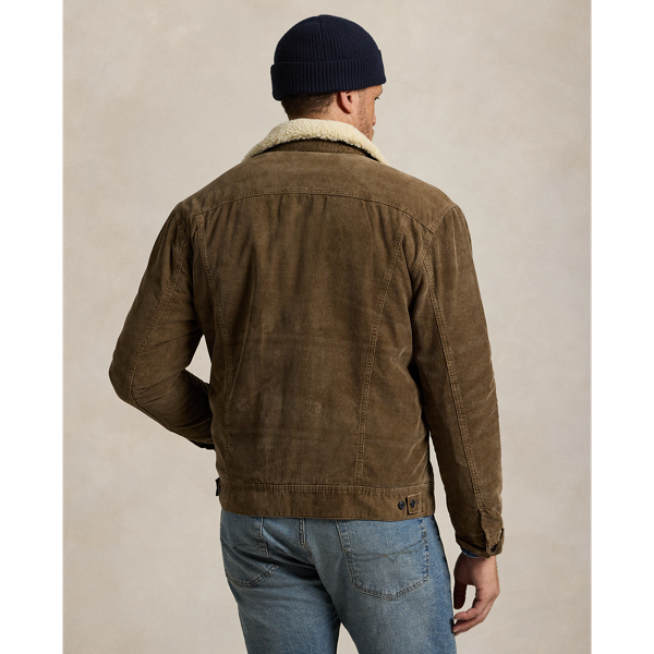 Deals corduroy jacket 100% dacron fleece lining