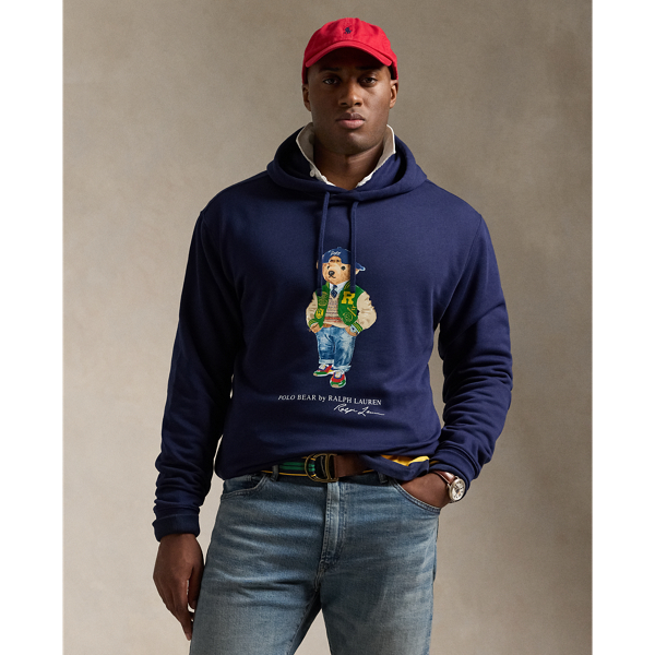 Polo bear fleece hoodie on sale