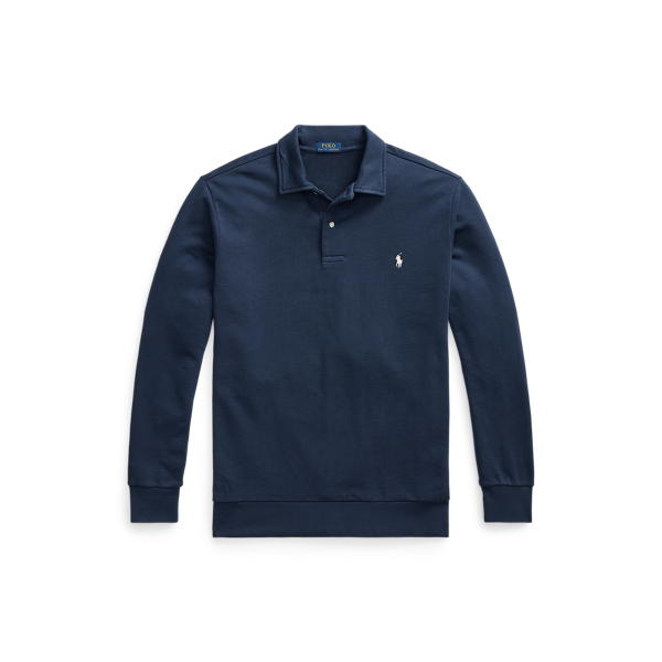 Loopback Fleece Collared Sweatshirt for Men Ralph Lauren UK