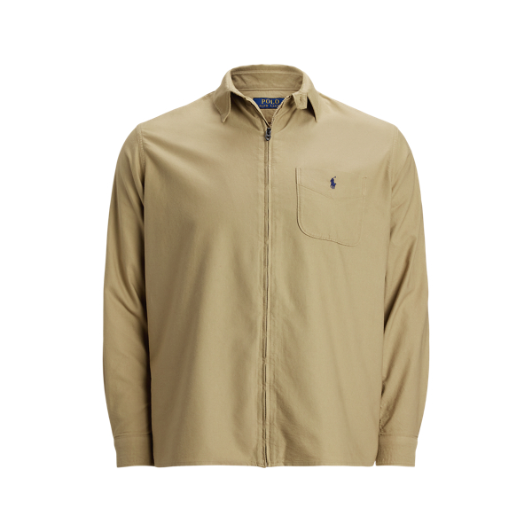 Garment-Dyed Oxford Overshirt