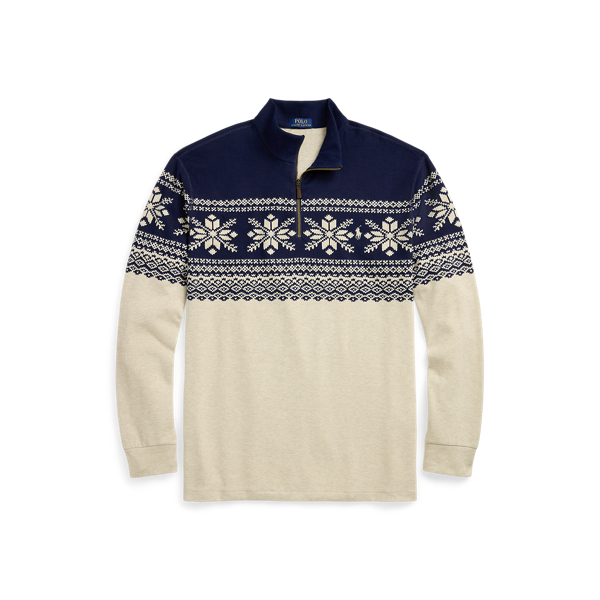 Snowflake Double-Knit Pullover