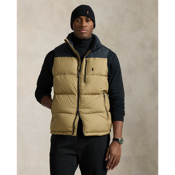 Mens puffer vest big and tall online