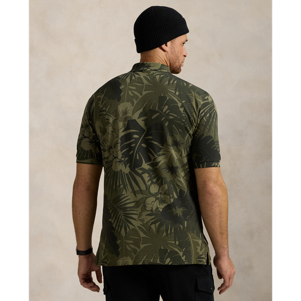 Palm Cove Camo Palm-Camo Mesh Polo Shirt Big & Tall 5