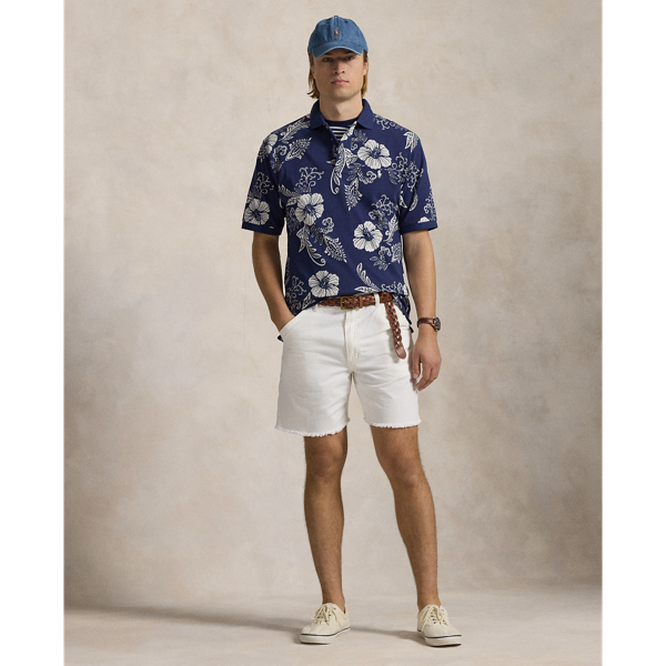 送料関税無料【POLO RALPH LAUREN】HIBISCUS MESHポロシャツ Hibiscus-Print Mesh Polo Shirt