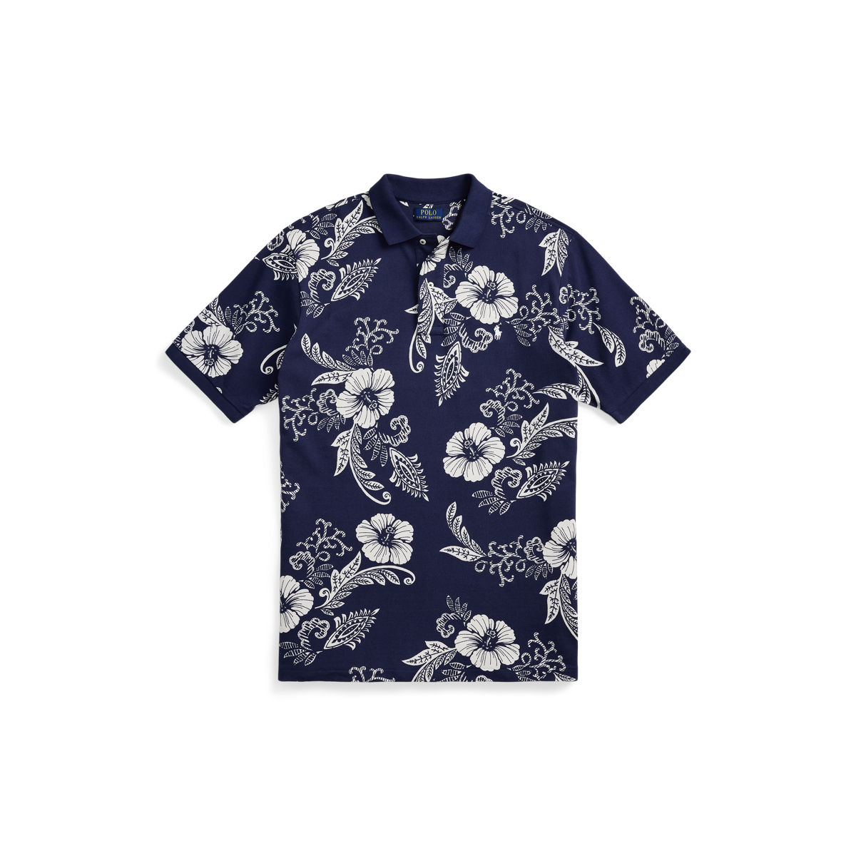 送料関税無料【POLO RALPH LAUREN】HIBISCUS MESHポロシャツ Hibiscus-Print Mesh Polo Shirt