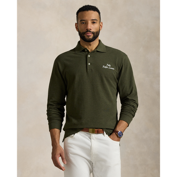 Mens green ralph lauren polo shirt 2025