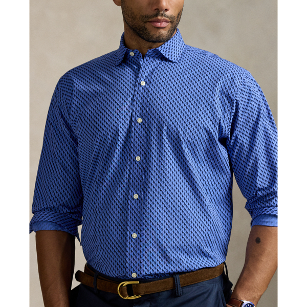 Polo Pony Stretch Poplin Shirt
